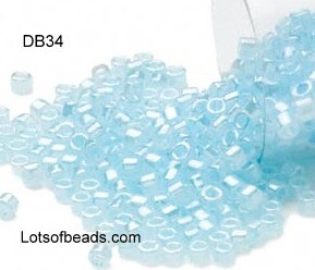 Cylon Light Blue Delica Seed Bead